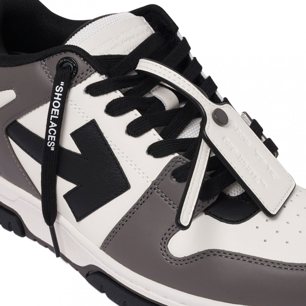 Grey, White and Black Out of Office Trainers