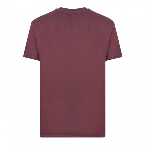 Burgundy Logo Print T-Shirt 2