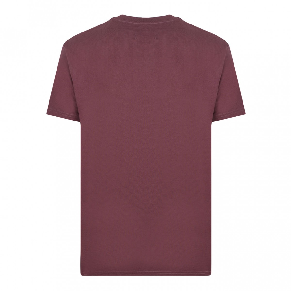 Burgundy Logo Print T-Shirt