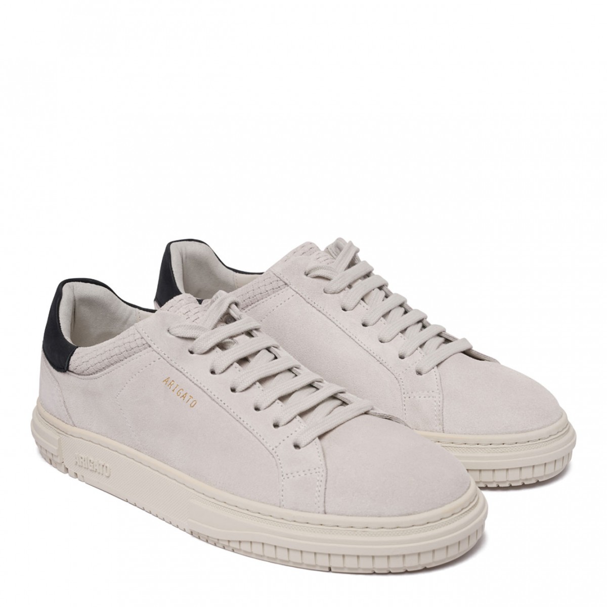 Light Taupe and Black Atlas Sneakers