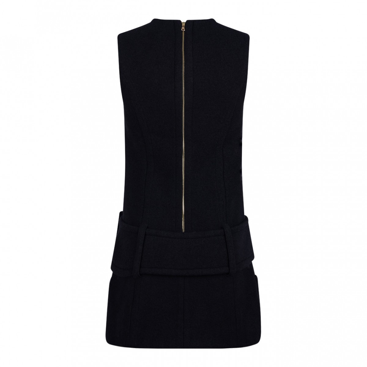 Black Belted Mini Dress