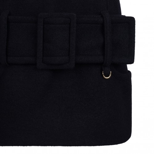 Black Belted Mini Dress