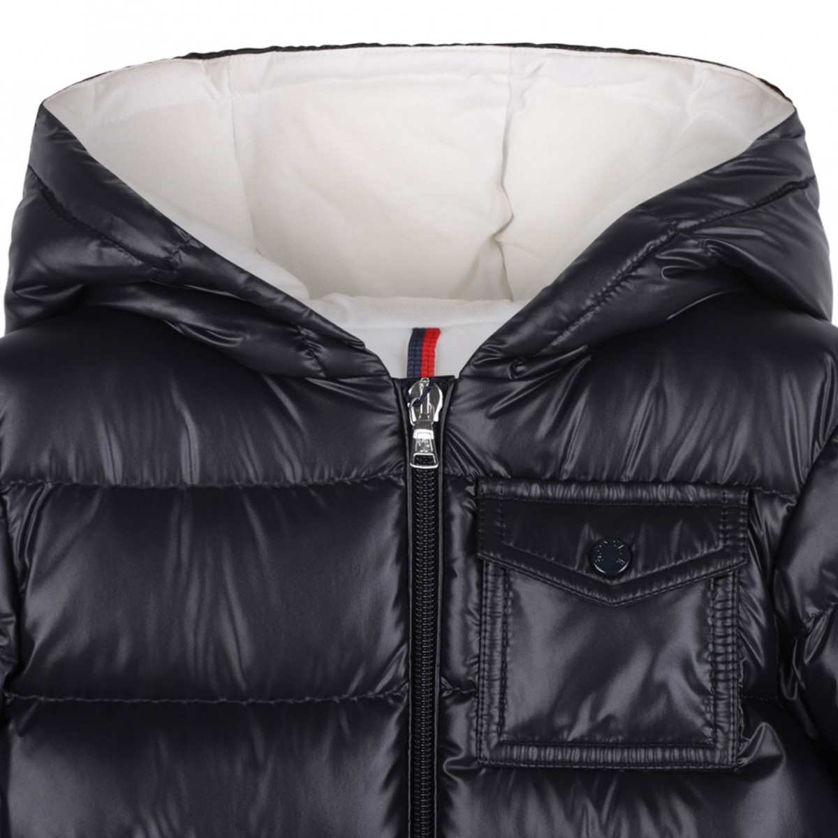 Navy Blue Mesles Padded Jacket