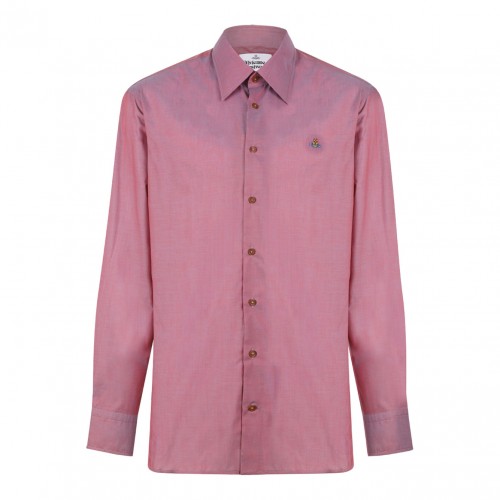 Pink Orb-Embellished Long-Sleeved Shirt