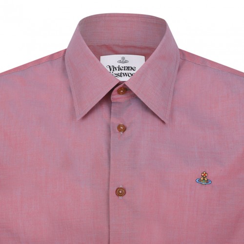 Pink Orb-Embellished Long-Sleeved Shirt