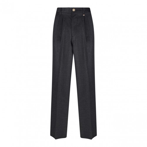 Black Wool Blend Rafael Trousers