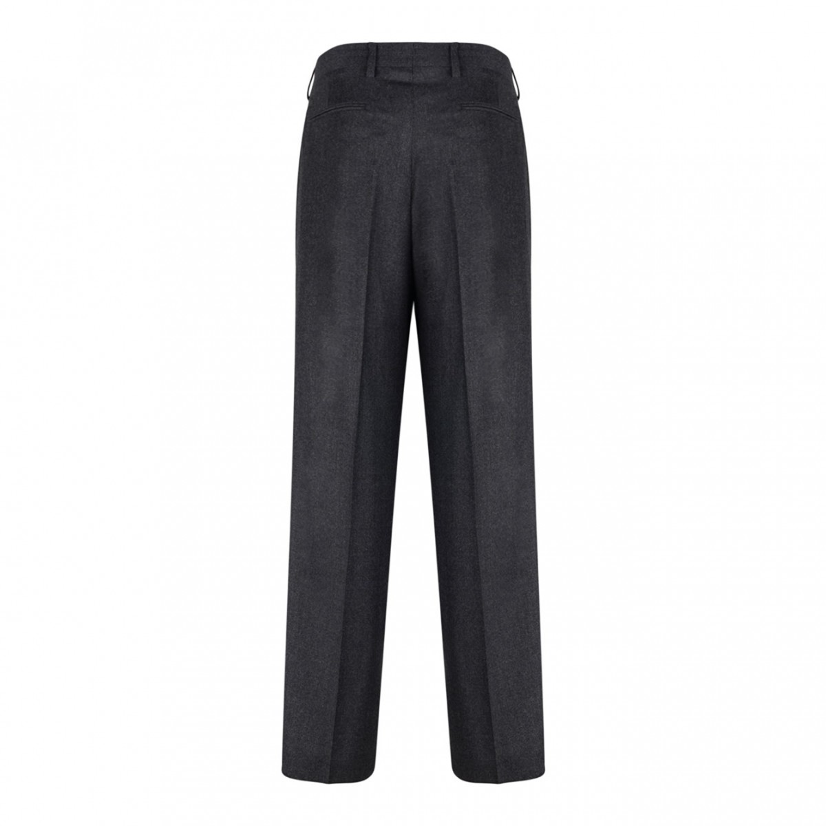 Black Wool Blend Rafael Trousers