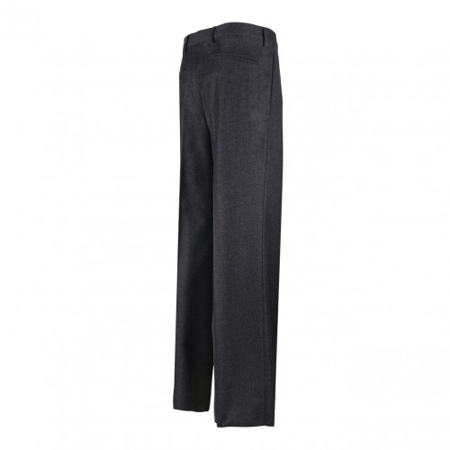 Black Wool Blend Rafael Trousers
