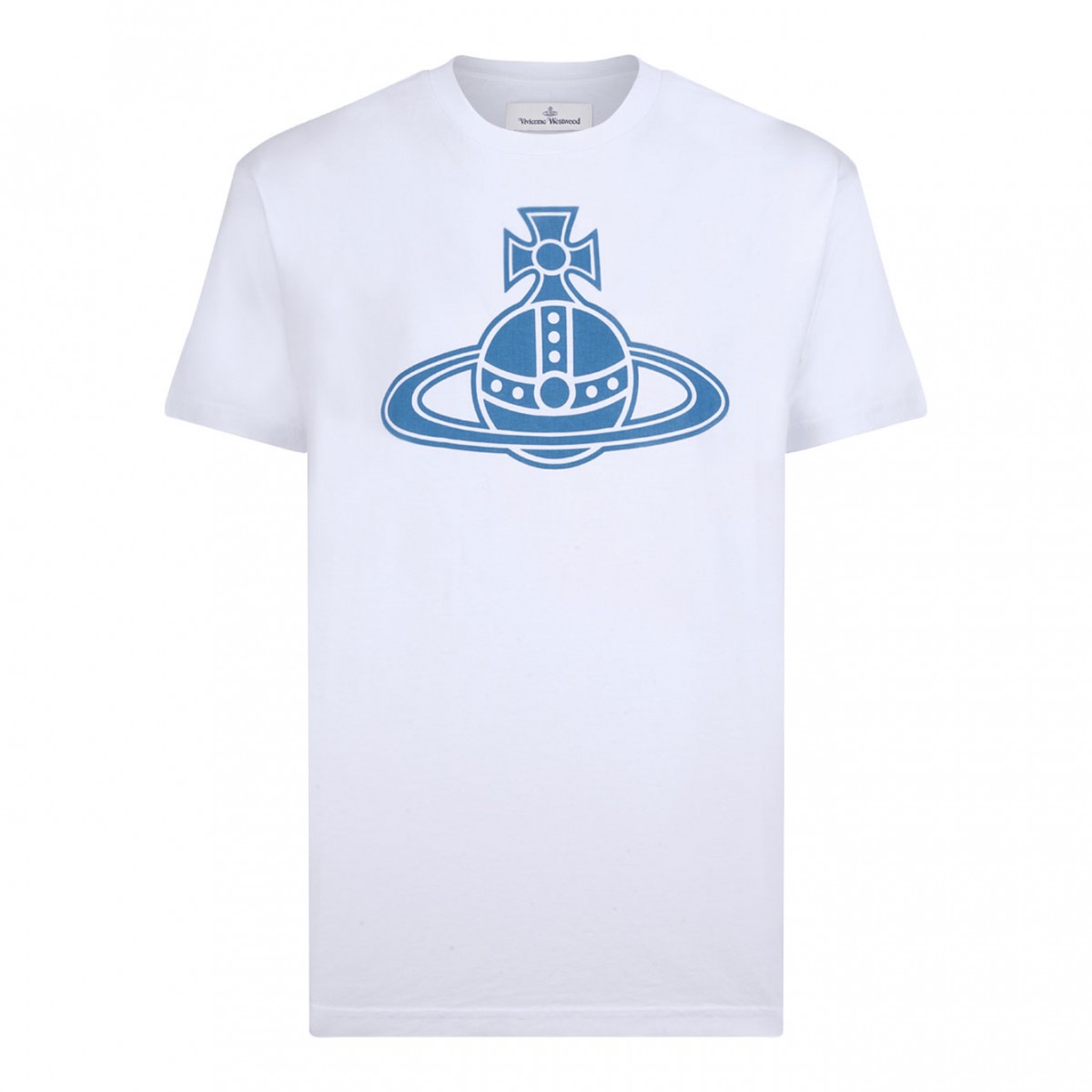 White Logo Print T-Shirt