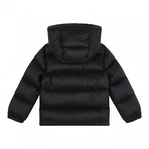 Black Hooded Down Jacket 2