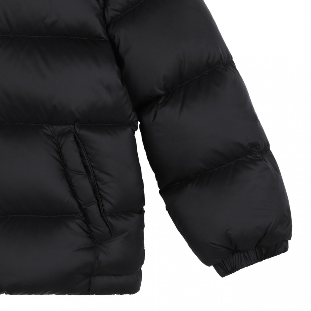 Black Hooded Down Jacket