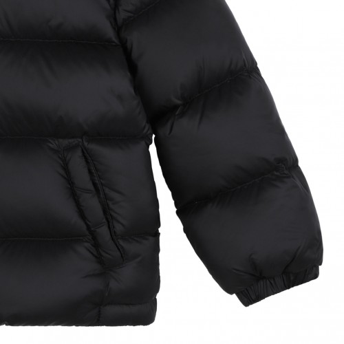 Black Hooded Down Jacket