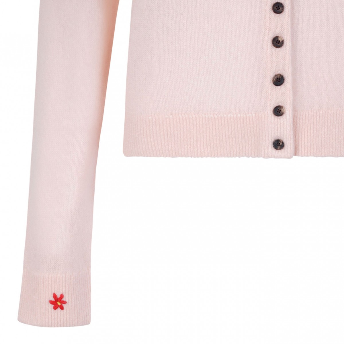 Pastel Pink Cashmere Blend Cardigan