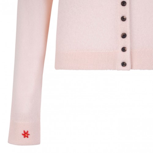 Pastel Pink Cashmere Blend Cardigan