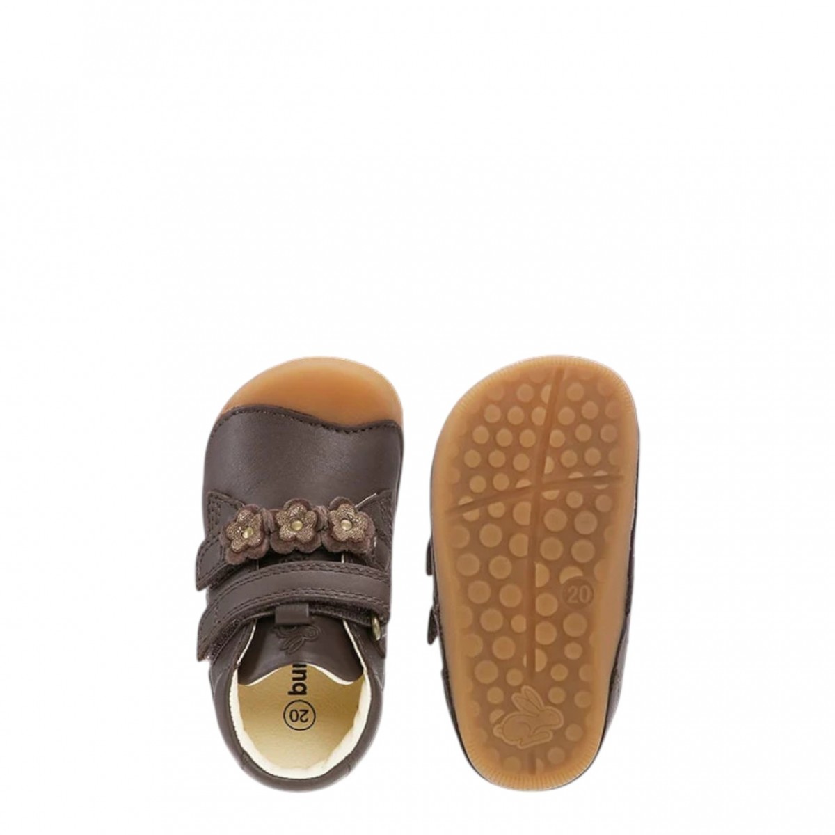 Petit Flower Dark Brown Shoes