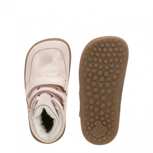 Basil Old Rose Glitter Shoes