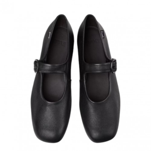 Black Casi Myra Leather Shoes