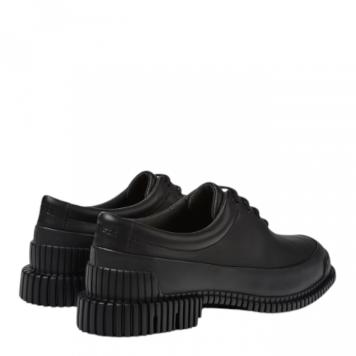 Black Pix Leather Shoes