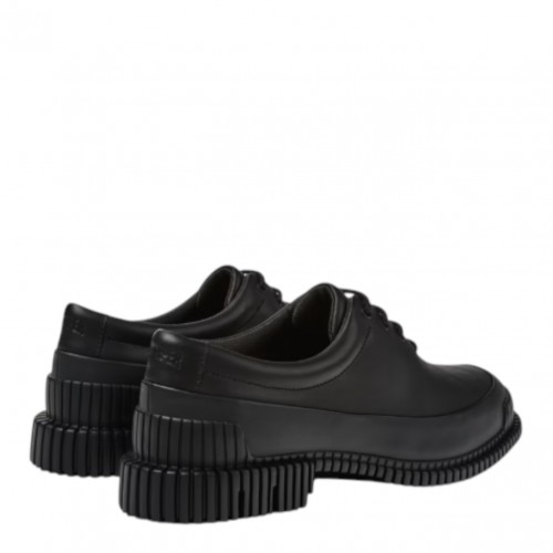 Black Pix Leather Shoes
