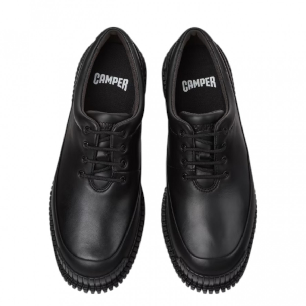 Black Pix Leather Shoes