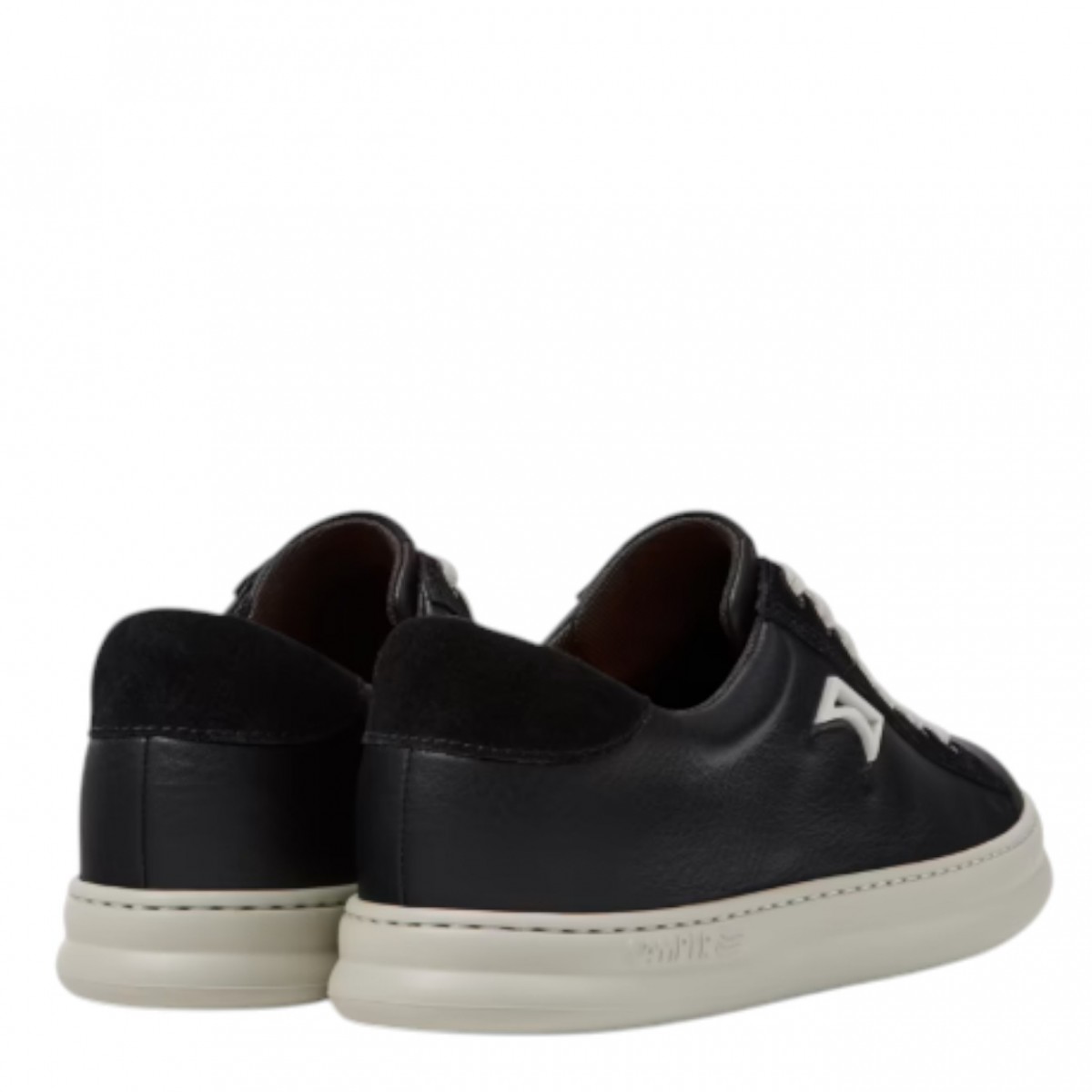 Black Runner Leather Shoes