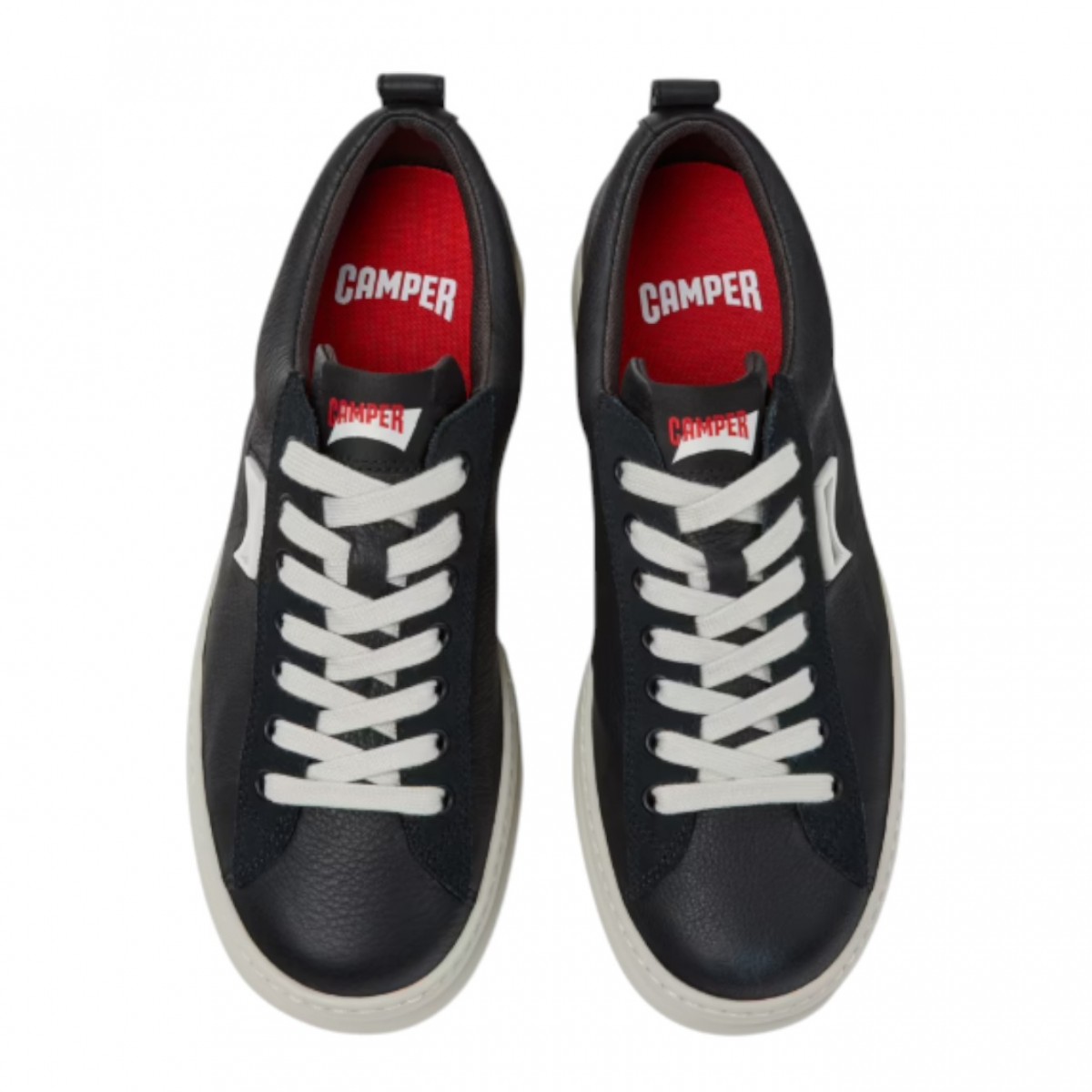 Black Runner Leather Shoes