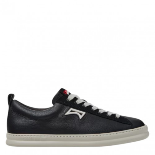 Black Runner Leather Shoes