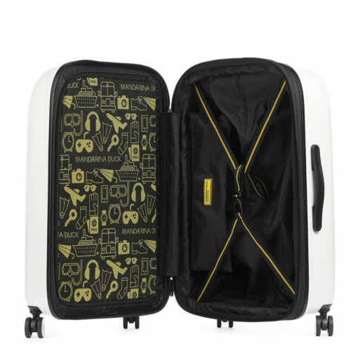 White Logoduck Medium Expandable Trolley