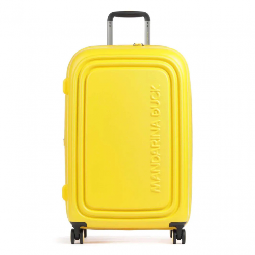 Yellow Logoduck Medium Expandable Trolley
