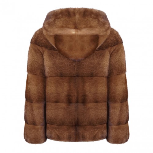 Brown Mink Fur Coat 2