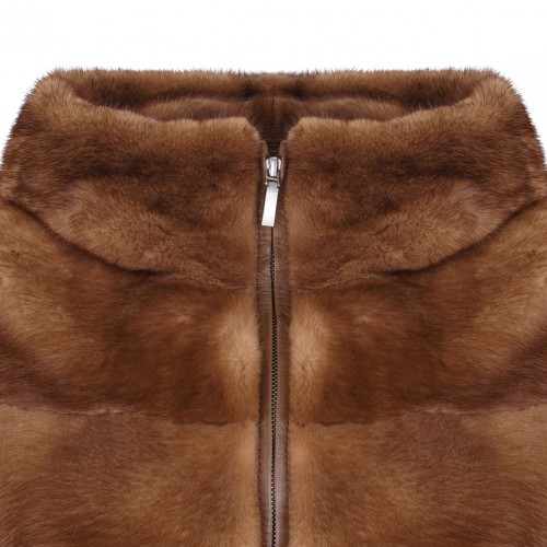 Brown Mink Fur Coat