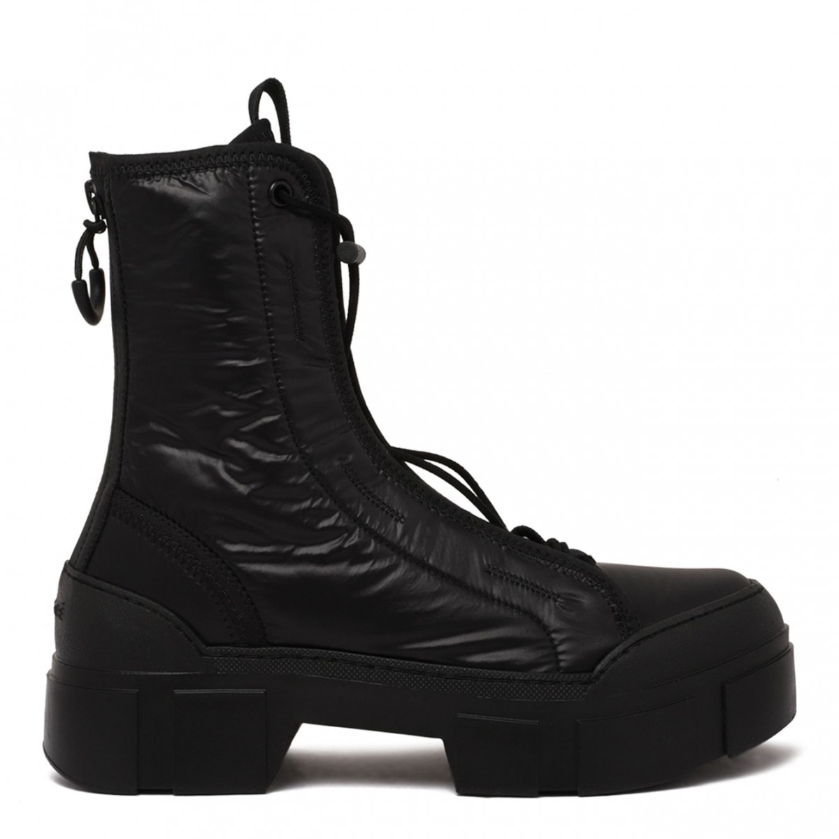 Black Roccia Combat Boots