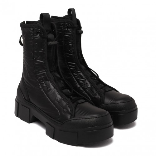 Black Roccia Combat Boots 2