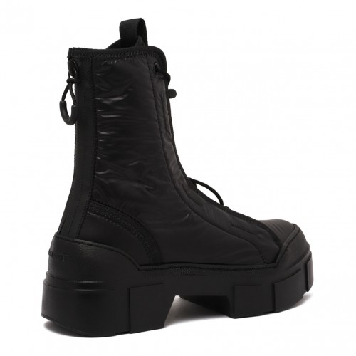 Black Roccia Combat Boots