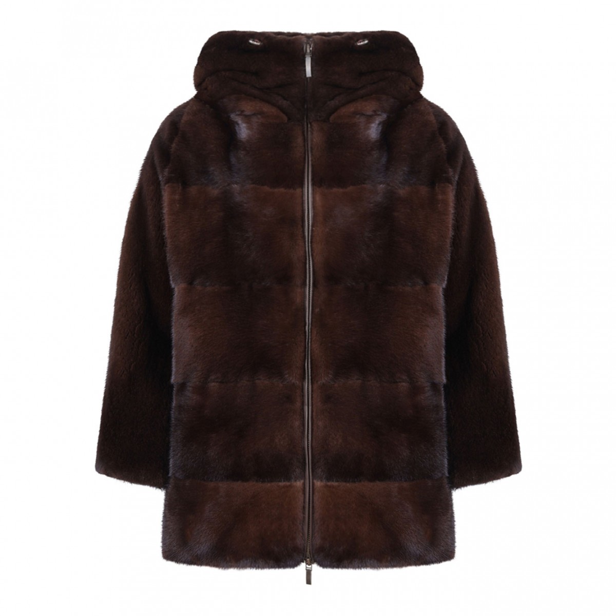 Dark Brown Mink Fur Coat