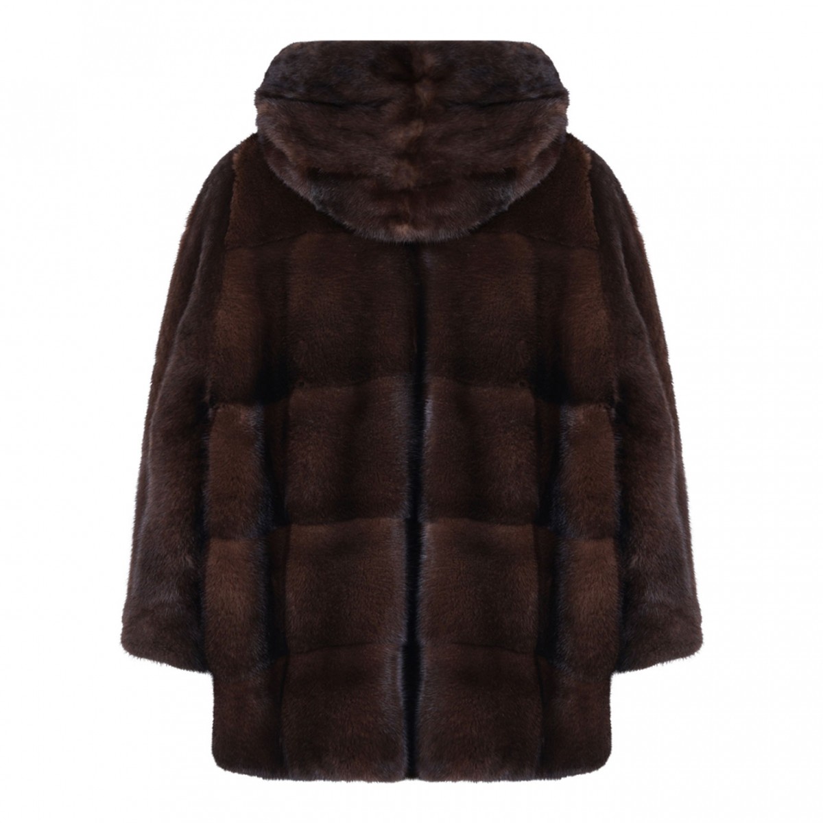 Dark Brown Mink Fur Coat