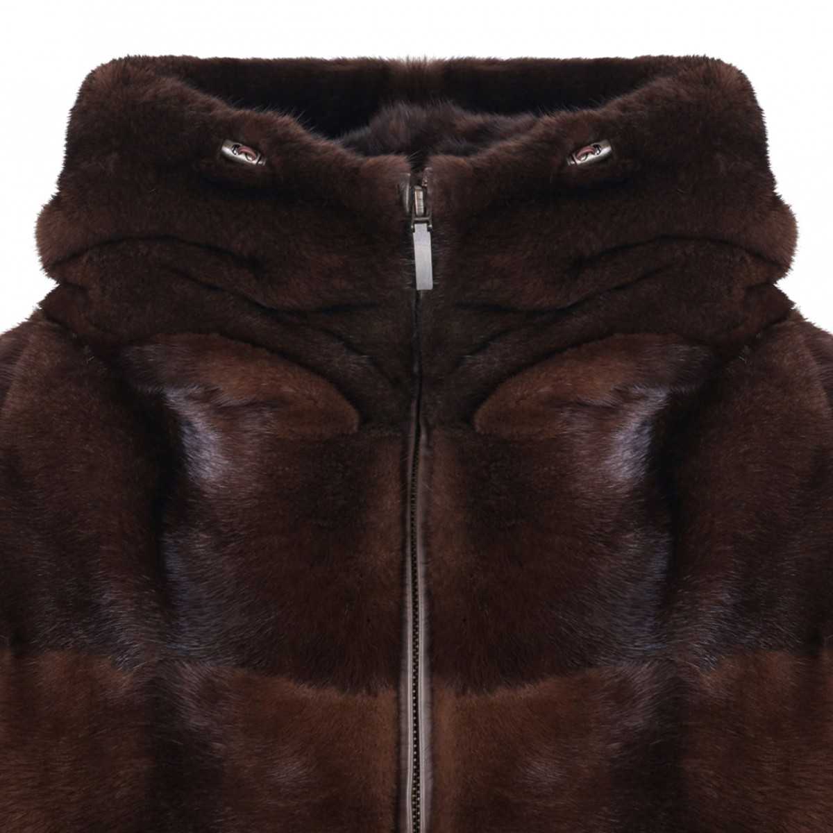 Dark Brown Mink Fur Coat