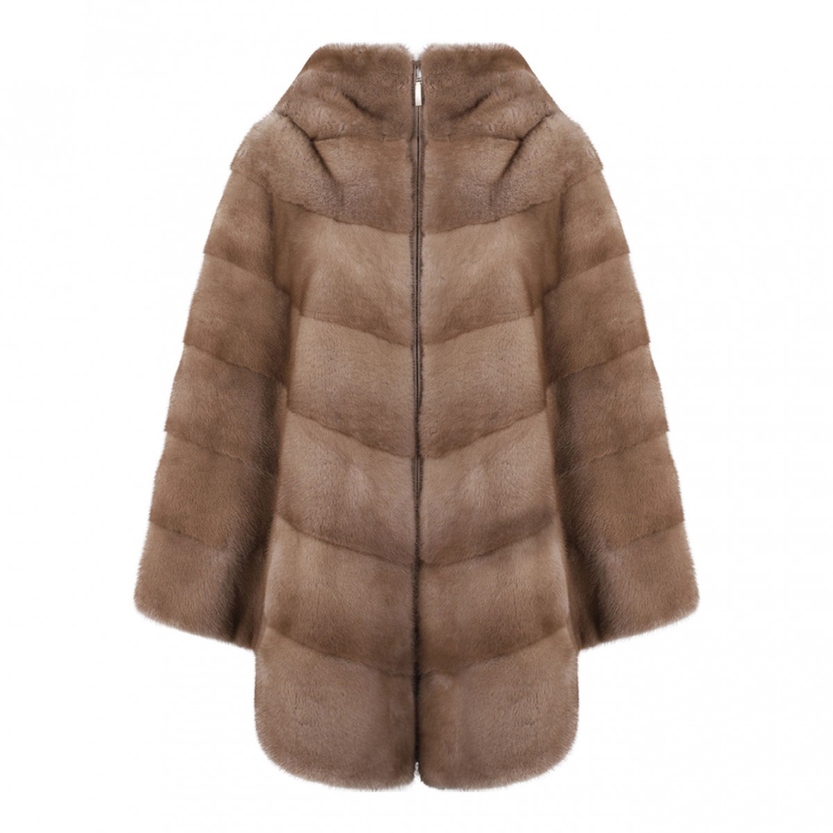 Light Brown Mink Fur Coat