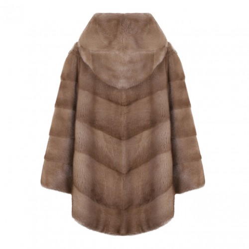 Light Brown Mink Fur Coat 2