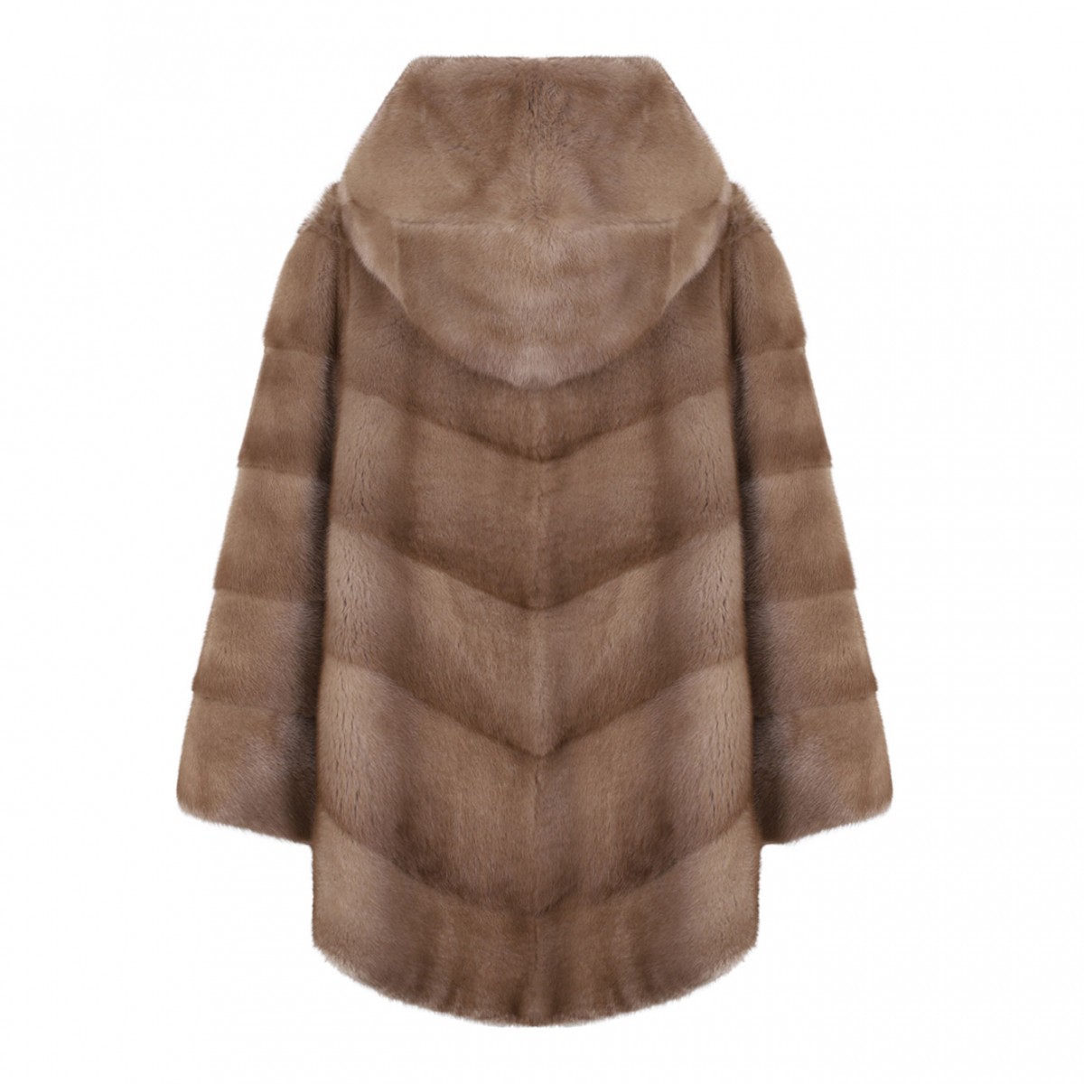 Light Brown Mink Fur Coat