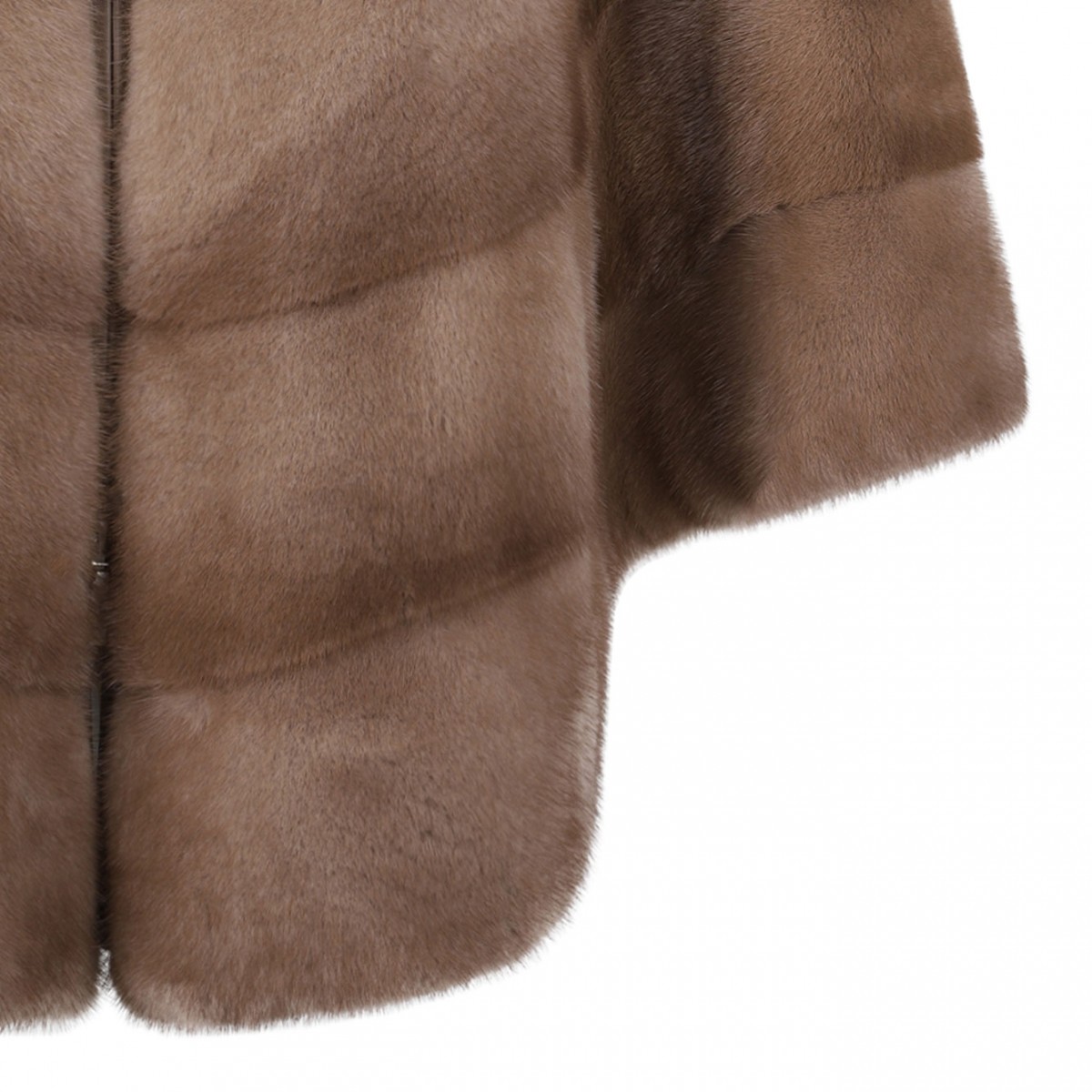 Light Brown Mink Fur Coat