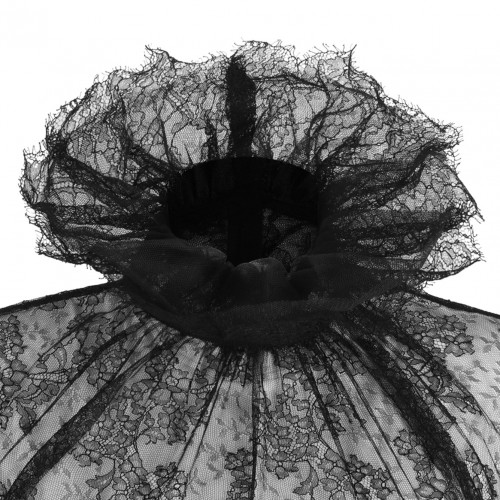 Black Floral Lace Top