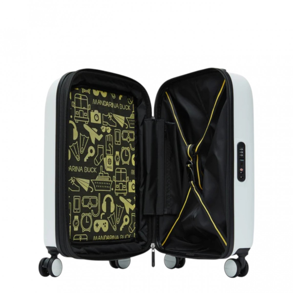 Duck White Logoduck Expandable Cabin Trolley