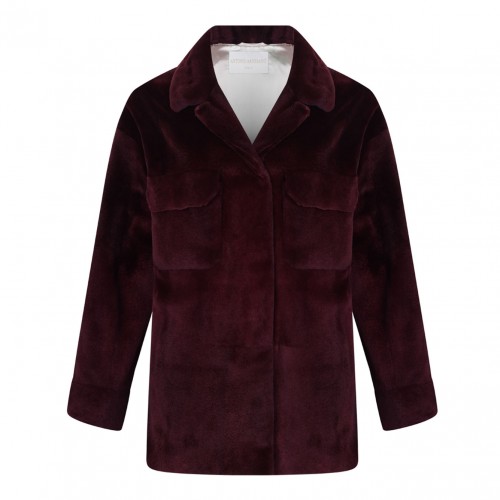 Bordeaux Mink Jacket