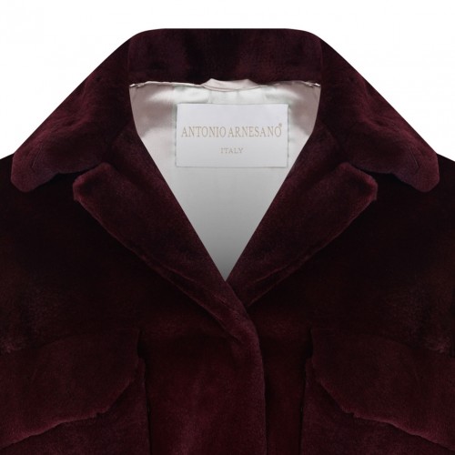 Bordeaux Mink Jacket