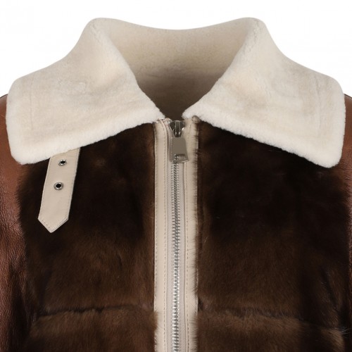 Brown Shearling Sheepskin Jacket