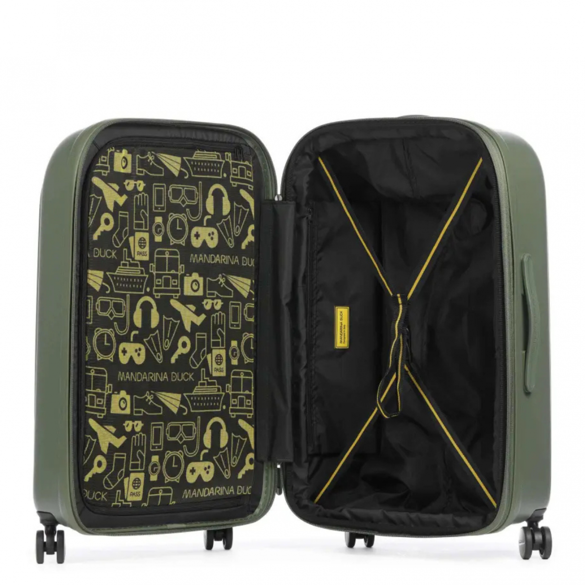 Pine Green Logoduck Trolley Suitcase