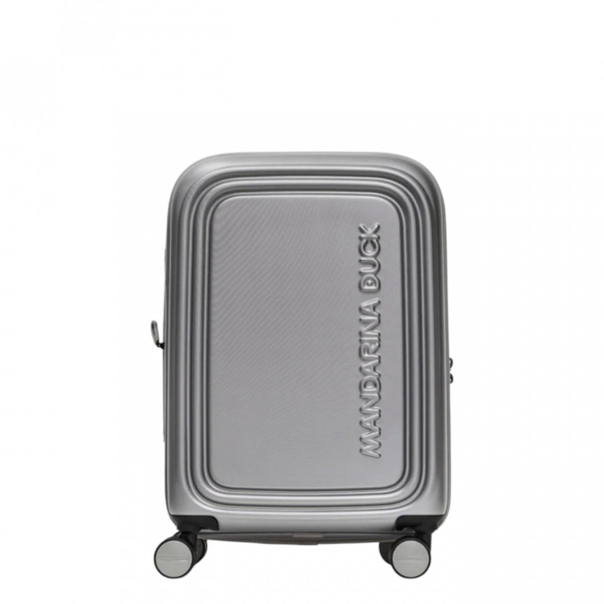Silver Trolley Suitcase