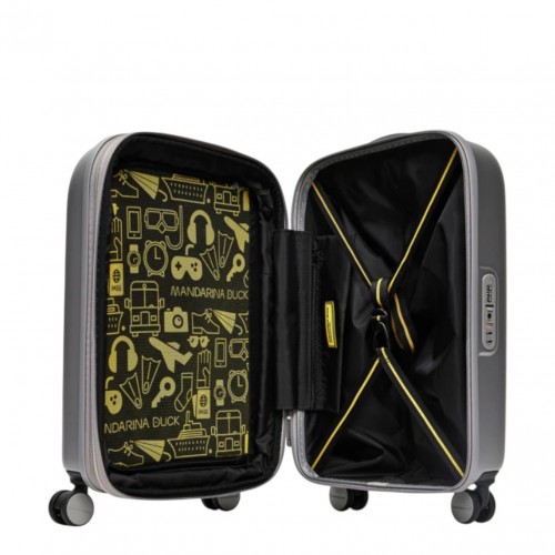 Silver Trolley Suitcase