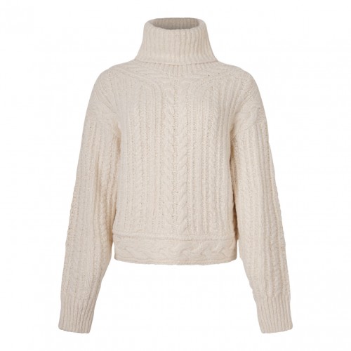 Ecru Cable Knit Jumper